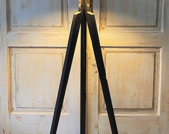 Floor lamp base / Tripod floor lamp BASE / Antique Wood Tripod floor lamp BASE / Handmade floor lamp BASE