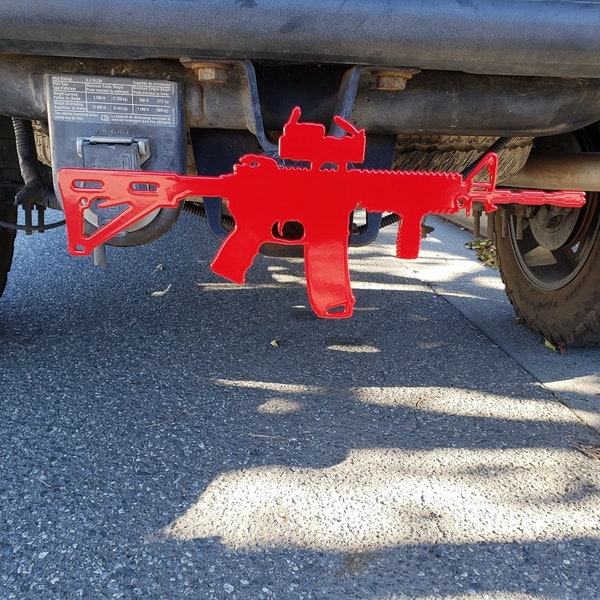 AR15 Hitch Cover, Rifle Hitch Cover, Hitch Plug, Gun hitch, 2 inch hitch