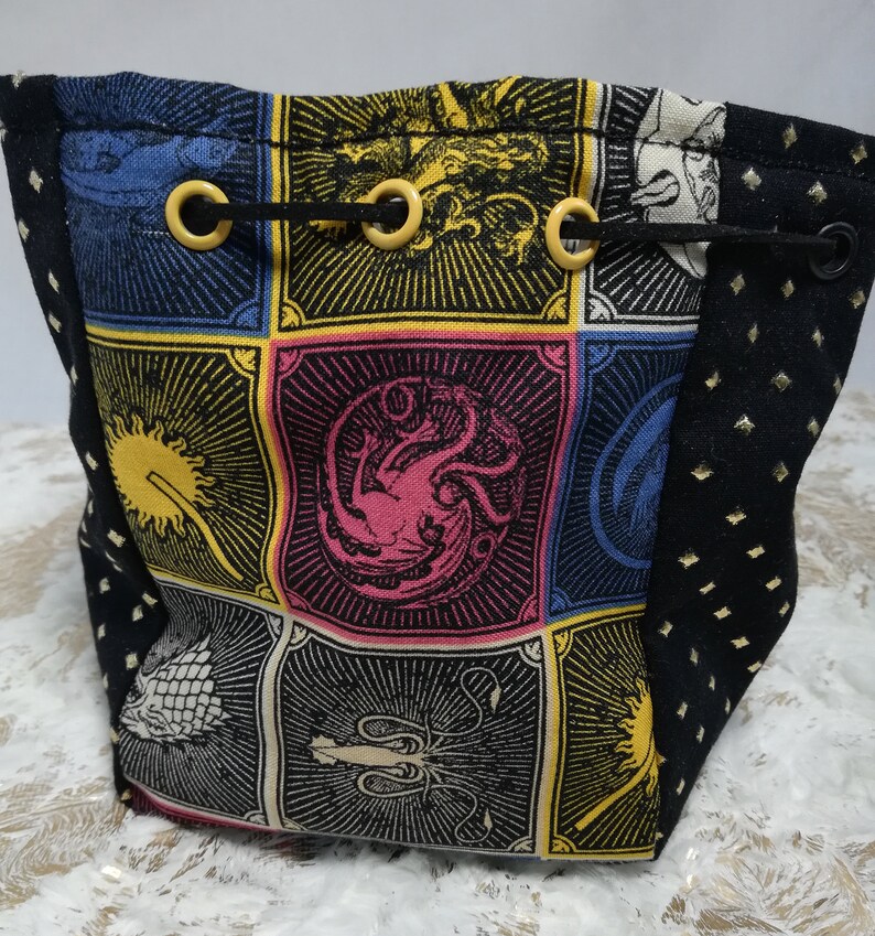 Dice Bag Marble Bag A Game of Drawstring Bags Cotton Drawstring Bag Drawstring Pouch