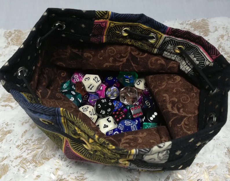 Dice Bag Marble Bag A Game of Drawstring Bags Cotton Drawstring Bag Drawstring Pouch