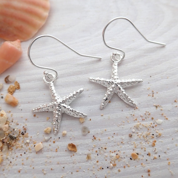Starfish dangle earrings discount
