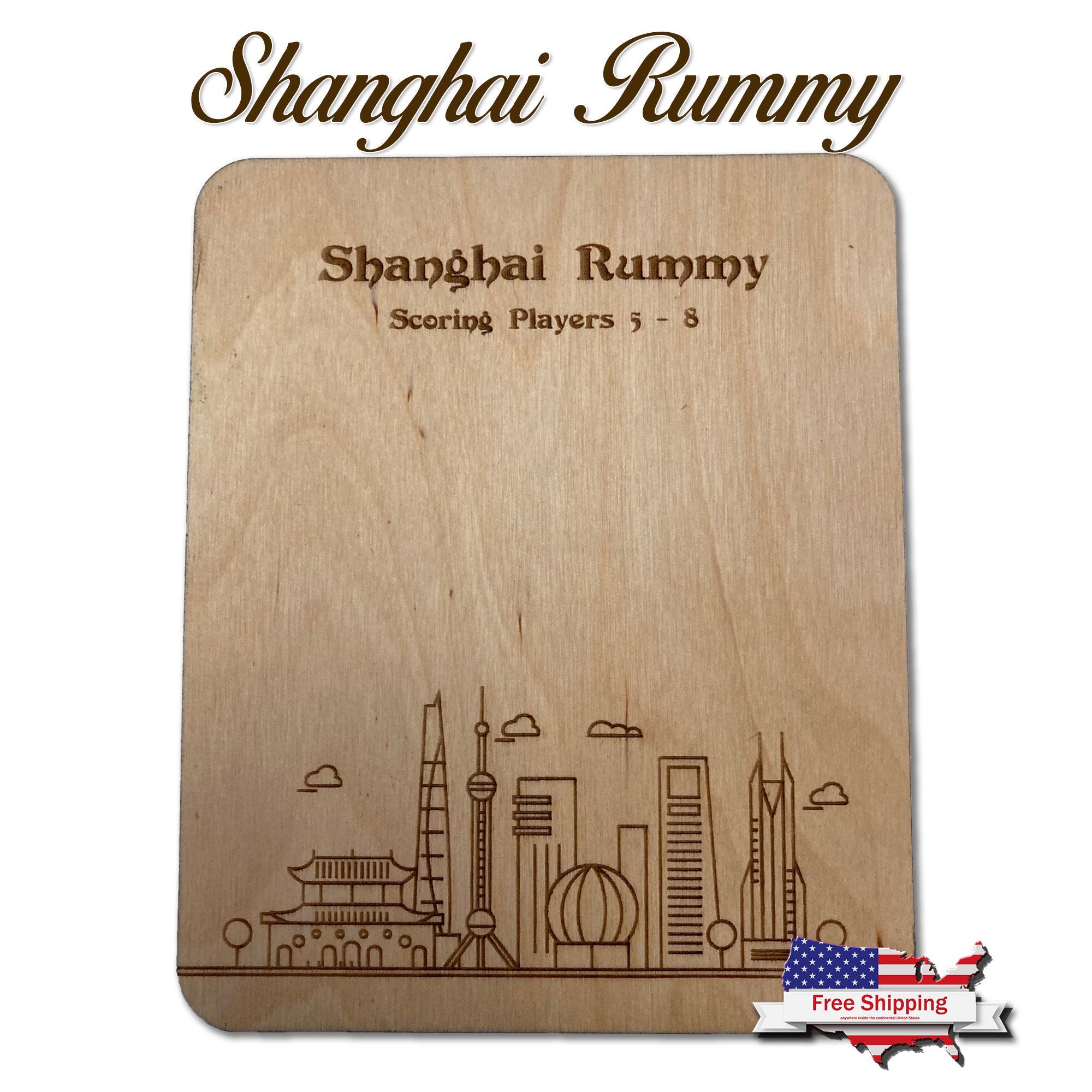 shanghai rummy card game