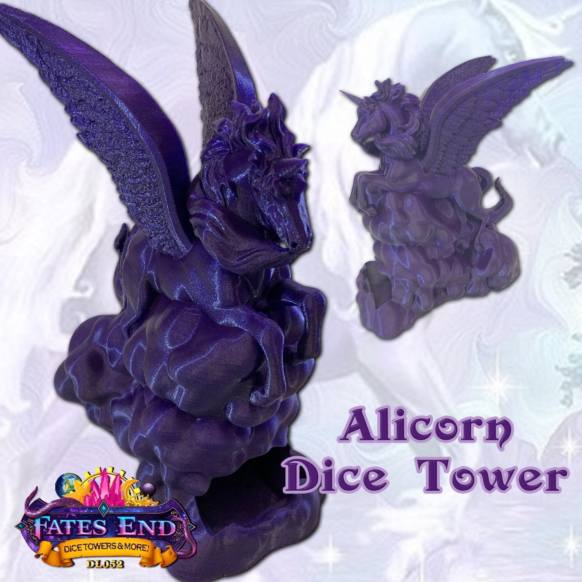 Alicorn Dice Tower Tabletop Gaming RPG Unicorn Alicorn - Etsy