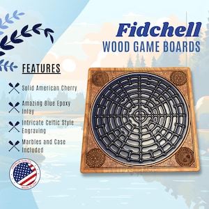 Truly Gorgeous Custom Fidchell Board...  A classic Celtic (Irish) game of escape and capture!