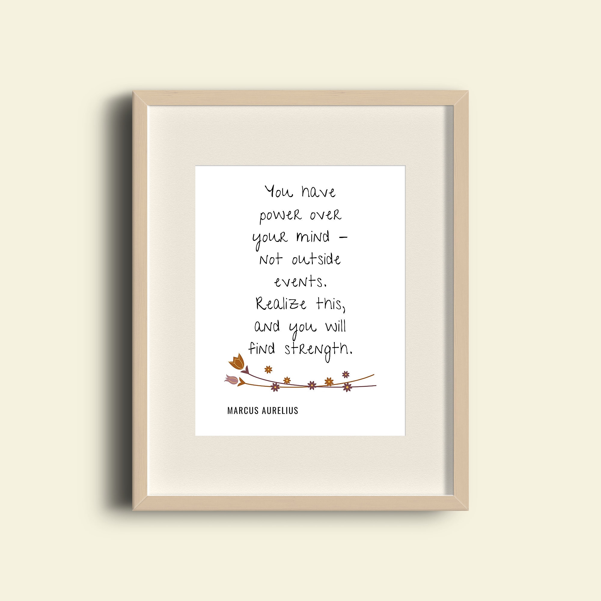 Inspirerende citaat voor kracht MARCUS AURELIUS �Je hebt
