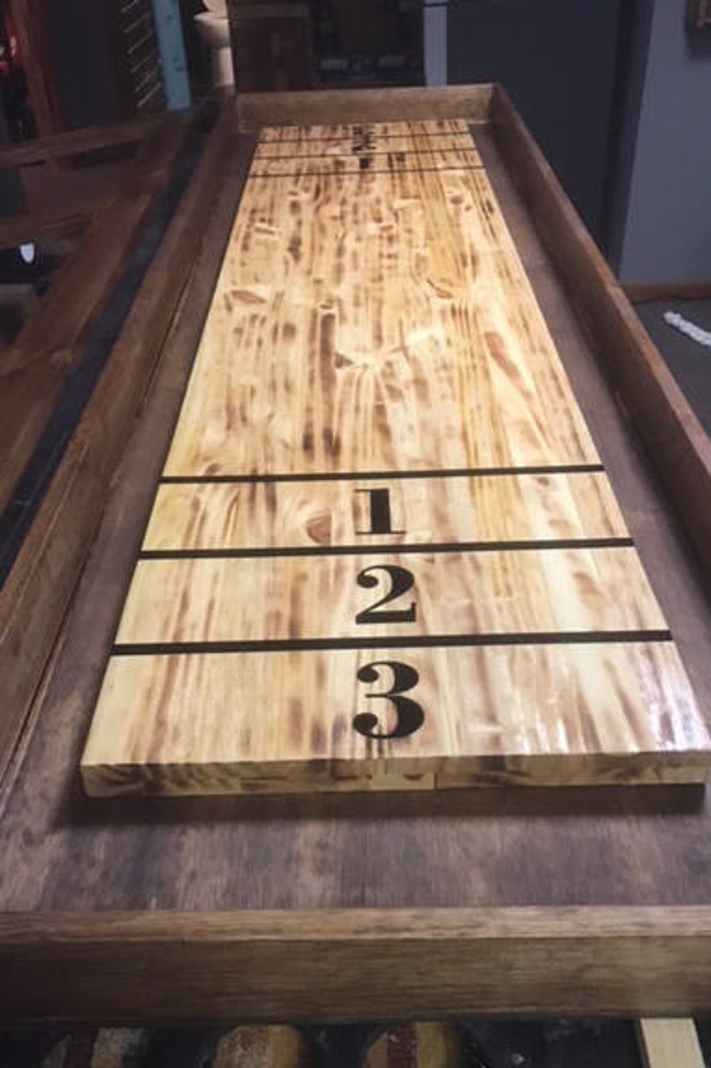 Custom Shuffleboard Table Etsy