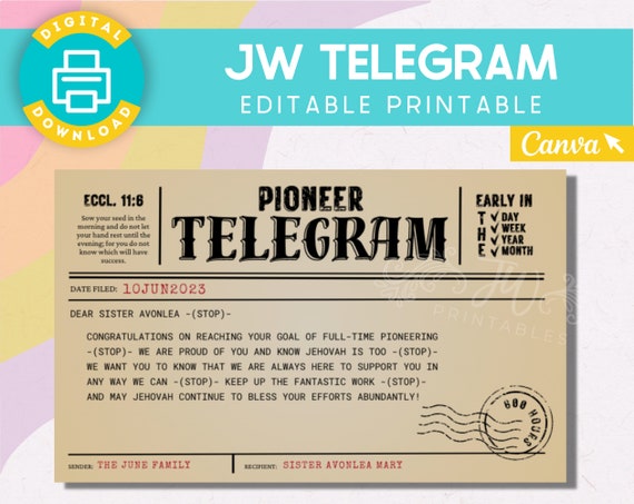 JW Pioneer Gifts...