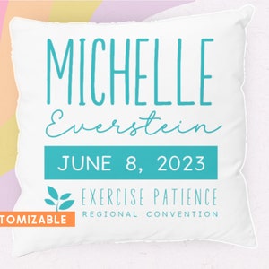 JW Baptism Pillow | Personalized Pillow | JW Baptism Gifts | Best Life Ever | Convention Gift | Assembly Gift