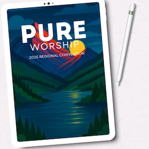 JW Printables | Pursue Peace Convention Book, Convention JW Notes, Convention Notebook, 2025 Pure Worship Digital Convention Workbook