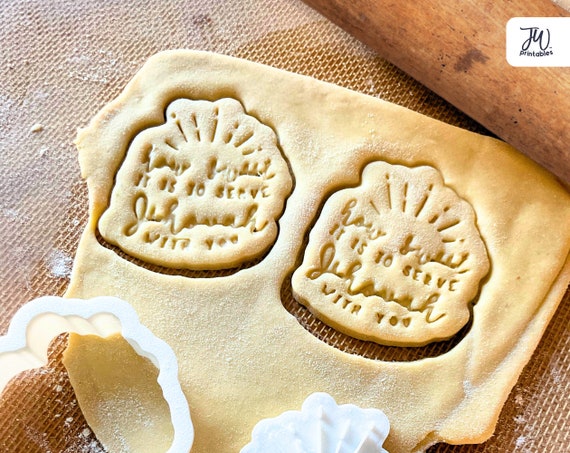 How Sweet It Is JW Cookie Cutter, Stamp & Embosser for Sugar Cookies  - Sweet gift favors for pioneers, elders, JW kids, and conventions by JWPrintables