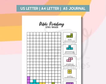 200 Chapter Bible Reading Challenge Printable, JW Scripture Reading Tracker, Bible Study Goal, A5 A4 Letter Size, Digital Download PDF