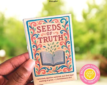 JW Seeds of Truth Packet - JW Printable Pioneer Gift Envelope - JW Download Favor for Ministry or Meetings