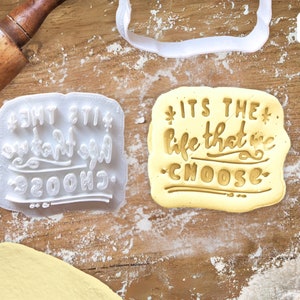 The life We Choose JW Cookie Cutter, Stamp & Embosser for Sugar Cookies  - Sweet gift favors for pioneers, elders, JW kids, and conventions