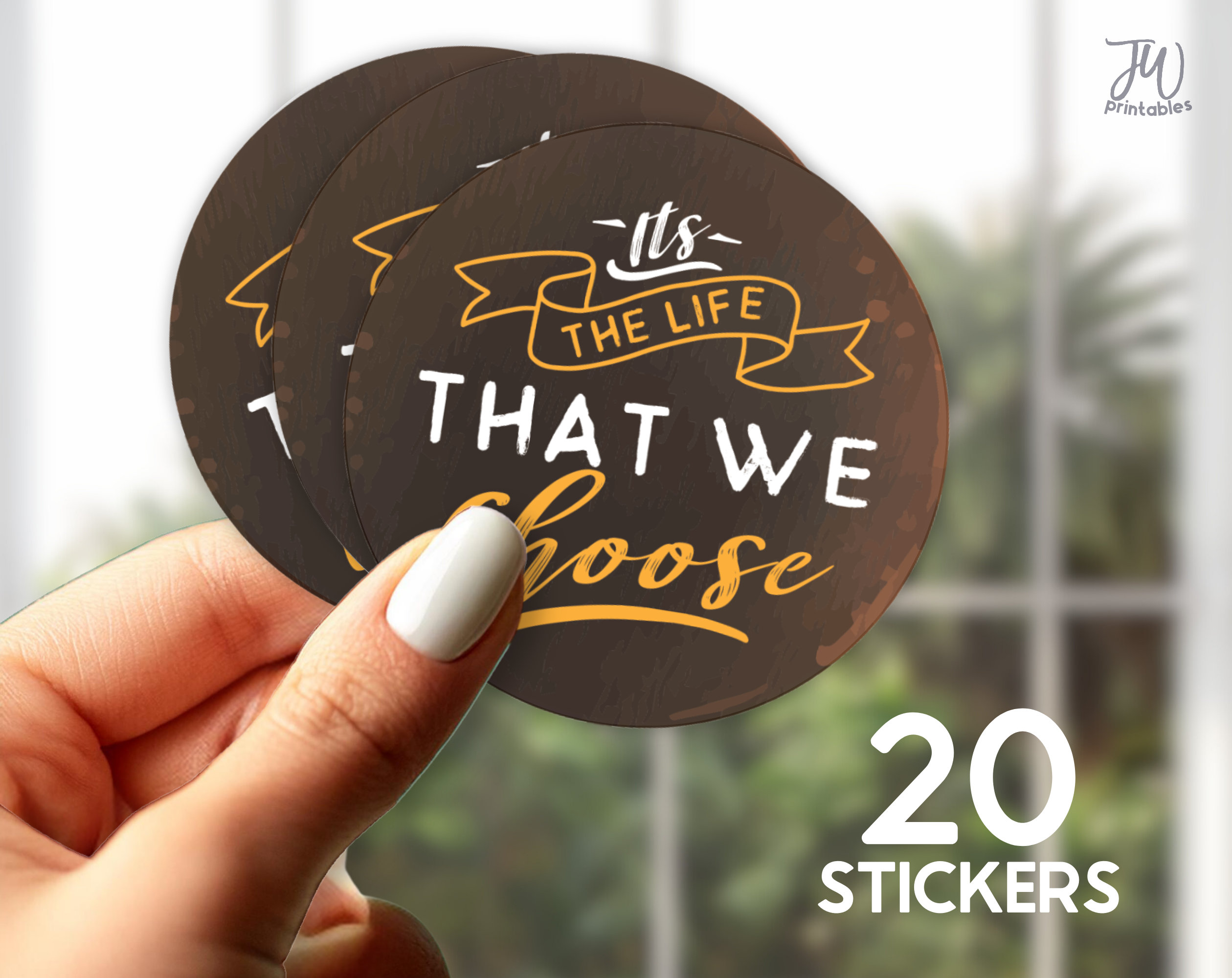 JW 2 Inch Stickers Labels - for Baptism Gifts, Pioneer Gifts, and ...