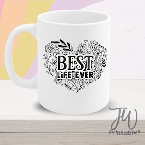 Best Life Ever Ceramic Mug | Pioneer Mug | Baptism Mug | Precursor Mug | JW Gift | JW Baptism Gift | Pioneer Gift | JW Mug