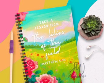 Lined Spiral Scripture Notebook | Jw Study | Letter Writing | JW Baptism Gifts | Journal | Jw Gift | Return Visits | Scripture Notebook