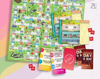 Epische Evangelisierer | JW Spiel | Jw Sammlungen | Zeugen Jesus | JW Wissenswertes | JW Printables | Kartenspiel | Bibel Wissen Spiel