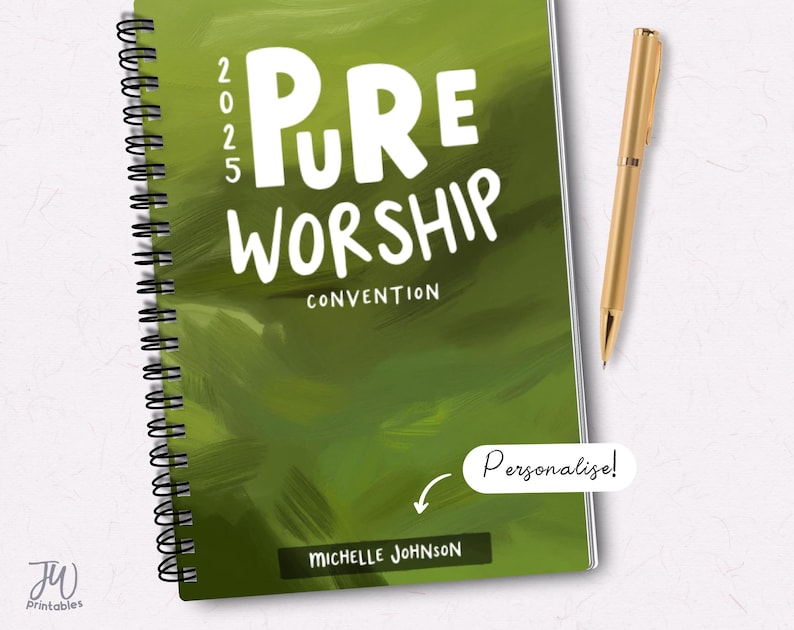 2025 JW Convention Notebook – Pure Worship 