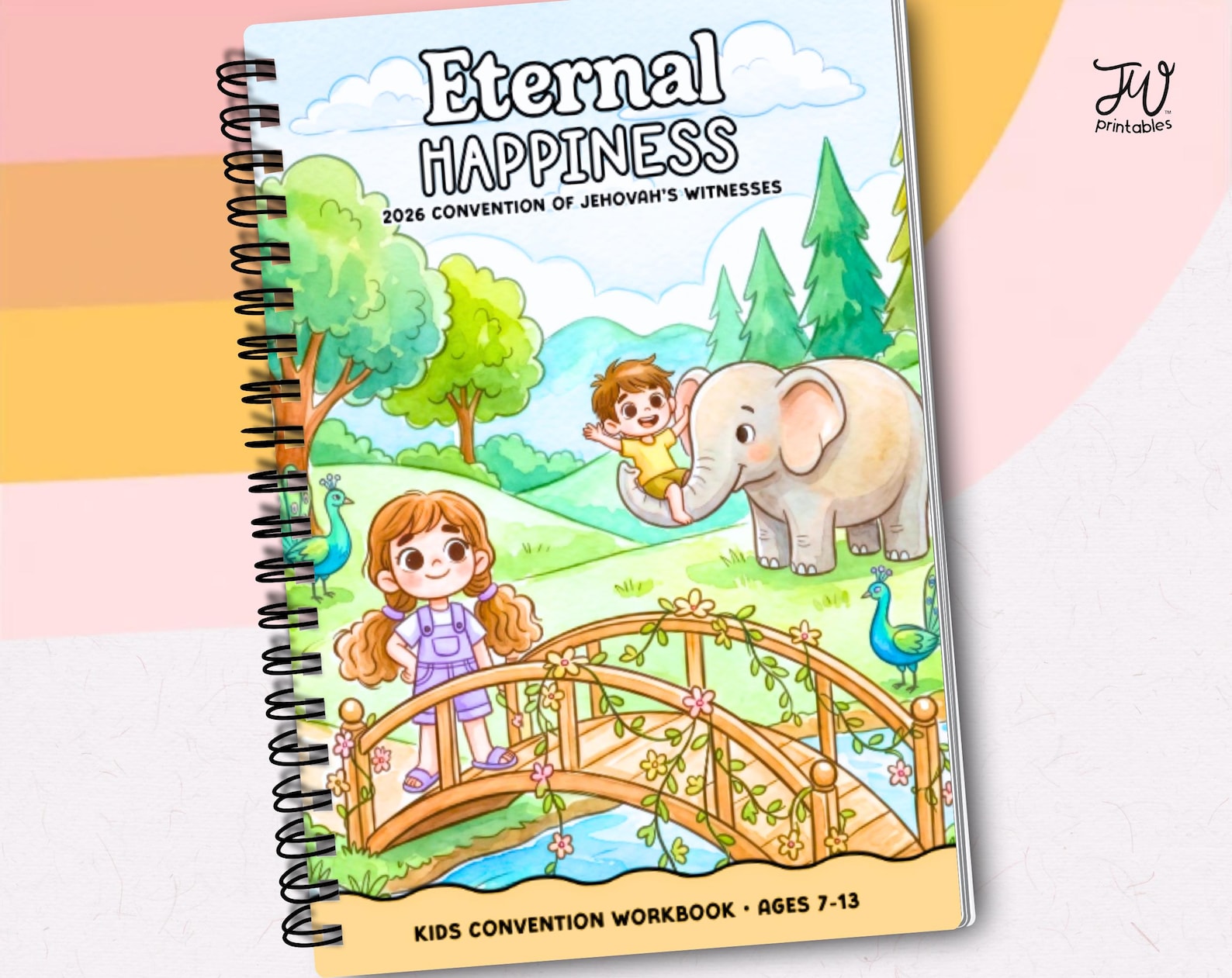 2026 Eternal Happiness Notebook, Convention Workbook, JW Coloring Book ...