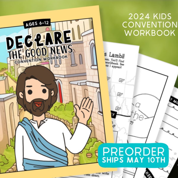 Jw Kids 2024 Convention Coloring - Etsy