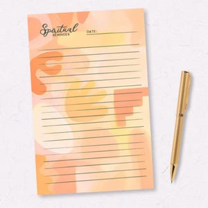 Bloc de notas JW desprendible / Bloc de notas de 5 x 8 para recordatorios espirituales / Regalos JW / Diario JW / Regalo JW / Cuaderno / Bloc de notas