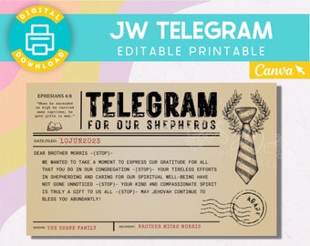 JW Elder Gifts | Circuit Overseer Gifts | Telegram | Telegraph | Brother Gifts | JW Gift Card | Assembly Gifts | Elder School | JW Card