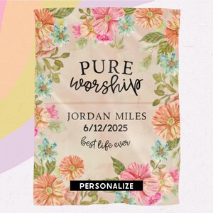 JW Baptism Blanket | JW Baptism Gifts | Best Life Ever | Convention Gift | Assembly Gift