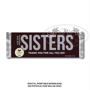 JW Candy For Sisters Labels | Jw Candy labels - Jw Candy Stickers - Jw sisters gift ideas - Jw convention Favors - JW Pioneer Gift -Jw Candy