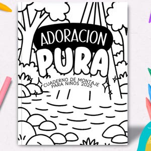 DIGITAL: 2025 Adoración Pura Pure Worship Kids Workbook, Convention workbook, JW Coloring Book, Kids Meeting Notes, Workbook (Ages 5-13)