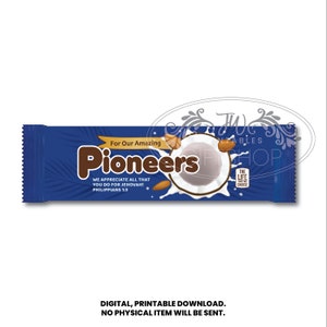 JW Pioneer Power Bar Labels | Jw Candy labels - Jw Candy Stickers - Jw gift ideas - Jw pioneer school Favors - JW pioneer Gift - Jw Candy