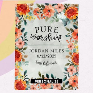 JW Baptism Blanket | JW Baptism Gifts | Best Life Ever | Convention Gift | Assembly Gift