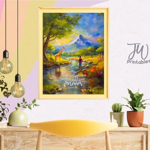 JW Scripture Poster | JW Art | Jw Gifts | Art Print | Artwork | Pioneer Gift | Personal Study | Home Decor | Encouragement | Best Life Ever