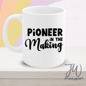 Pioneer in the Making Ceramic Mug | Pioneer Mug | Baptism Mug | Precursor Mug | JW Gift | JW Baptism Gift | Pioneer Gift | JW Mug