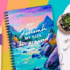 Cuaderno de escritura en espiral rayado, Estudio Jw, Escritura de cartas, Regalos de bautismo JW, Diario, Regalo Jw, Regresos, Cuaderno de Escrituras
