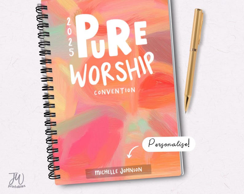 2025 JW Convention Notebook – Pure Worship