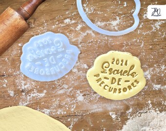 Escuela de precursores 2024 JW Cookie Cutter, Stamp & Embosser - Sweet Favors for pioneers, elders, JW kids, or conventions - Spanish