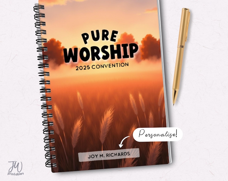 2025 JW Convention Notebook – Pure Worship