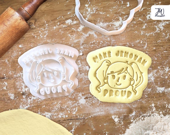 Make Jehovah Proud JW Cookie Cutter, Stamp & Embosser for Sugar Cookies  - Sweet gift favors for pioneers, elders, JW kids, and conventions by JWPrintables