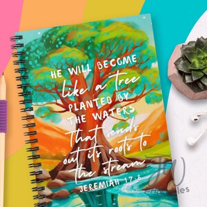 Cuaderno de Escritura en espiral forrado / Estudio Jw / Escritura de cartas / Regalos de bautismo JW / Diario / Regalo Jw / Visitas de retorno / Cuaderno de Escrituras