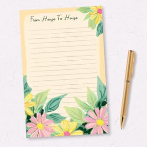 Bloc de notas JW Tear Off / Bloc de notas de 5 x 8 para el ministerio / Regalos JW / Diario JW / Regalo JW / Cuaderno / Bloc de notas