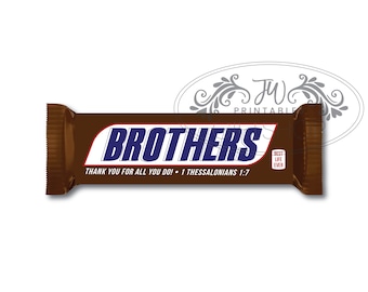 JW Candy For Brothers Labels | Jw Candy labels - Jw Candy Stickers - Jw brothers gift ideas - Jw convention Favors - JW Elder Gift -Jw Candy