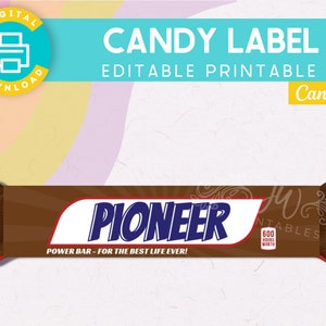 JW Candy Label Gifts | Convention Gifts | Candy Wrapper | Candy Stickers | Elder Gifts | Pioneer Gifts | JW Baptism Gifts | Assembly Gifts