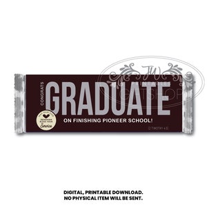 JW Pioneer School Graduate Labels | Jw Candy labels - Jw Candy Stickers - Jw gift ideas - Jw pioneer school Favors - JW pioneer Gift