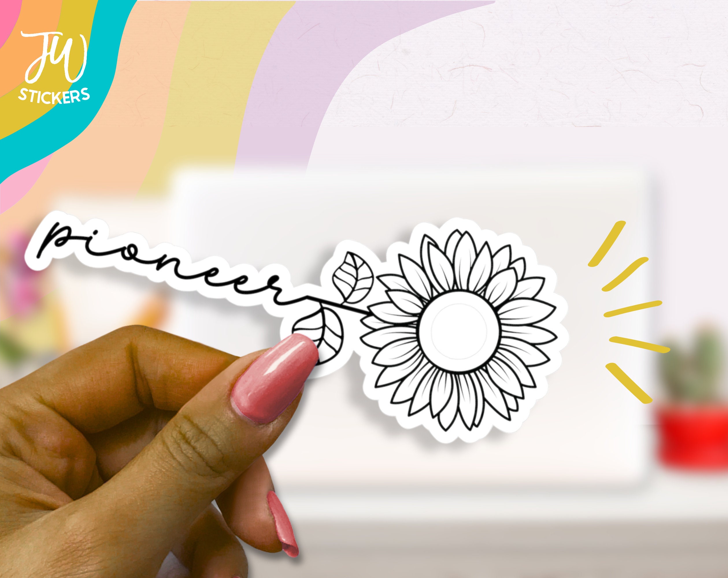 JW Stickers | Vinyl | Convention Gifts | Planner Stickers | Pioneer | JW Baptism | Assembly | Jw Gifts | jw stickers ldc | Sticker Packs