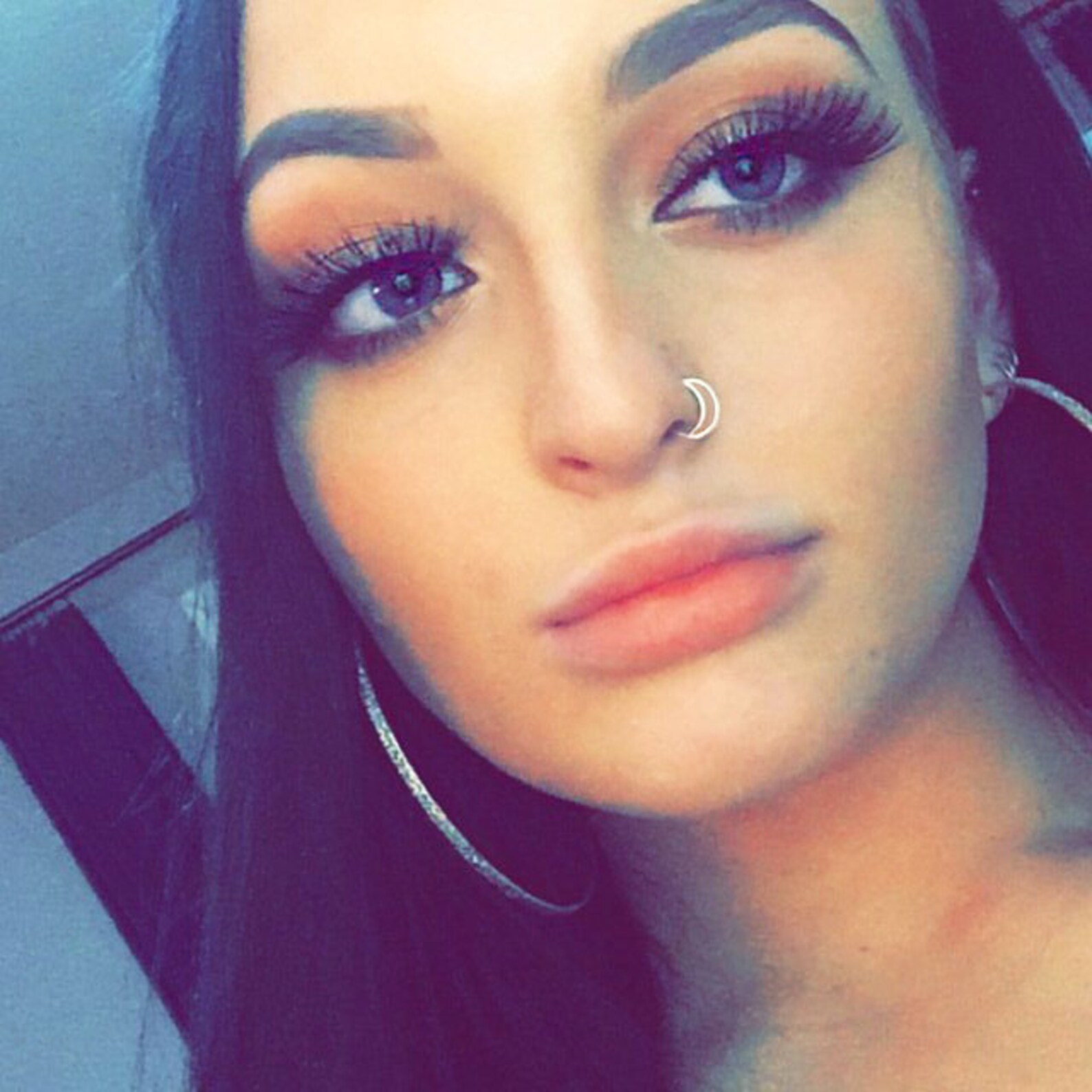 Moon Nose Ring Rose Gold Nose Jewelry 14k Gold Nose Ring Etsy