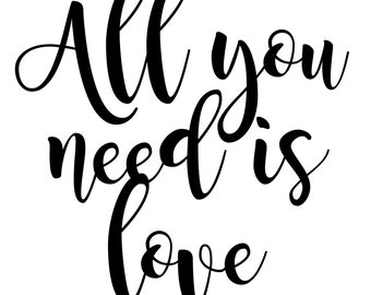 All You Need Is Love Art Print Download