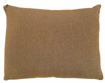 Vintage Decorative Brown Fabric Pillow, Double-Sided, size 20" x 16" (1'8" x 1'4")