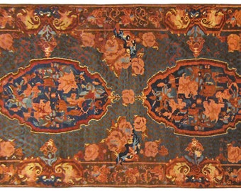 Antique Caucasian Karabagh Oriental Rug in Gallery Size