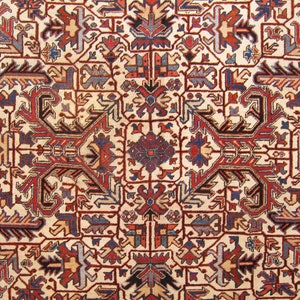 Vintage Traditional Oriental Rug, in Room Size, with Ivory Field and Symmetrical Design image 6