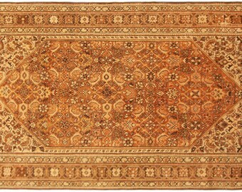 Antique Caucasian Karabagh Oriental Rug in Room Size with Herati Design